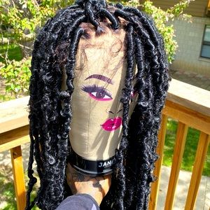 HAND MADE FAUX LOC WIG!!! 🖤🖤🖤